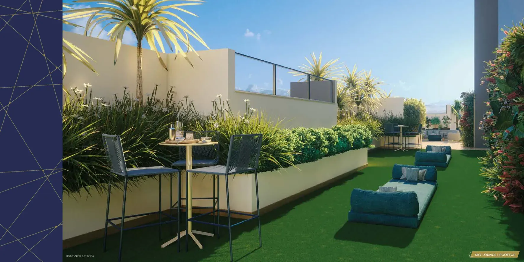Sky Lounge no rooftop do Only by Living